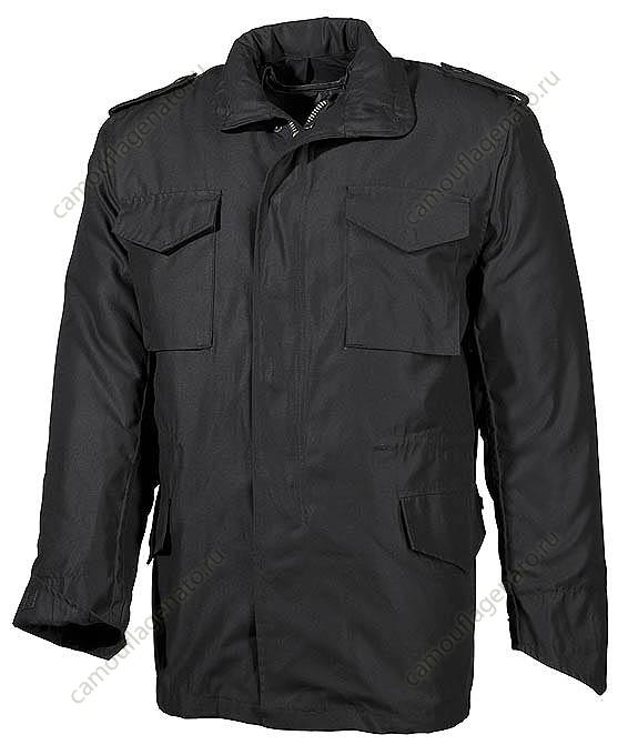 Куртка М65 черная (Mil-tec) купить