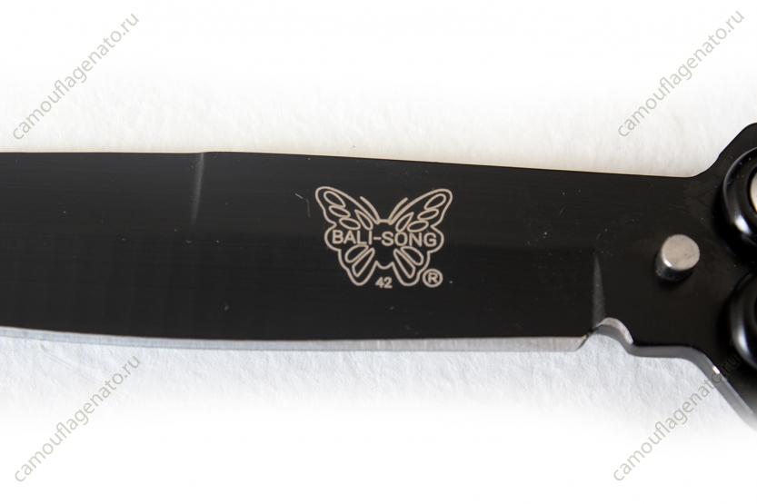 Нож-бабочка (балисонг) , черный купить