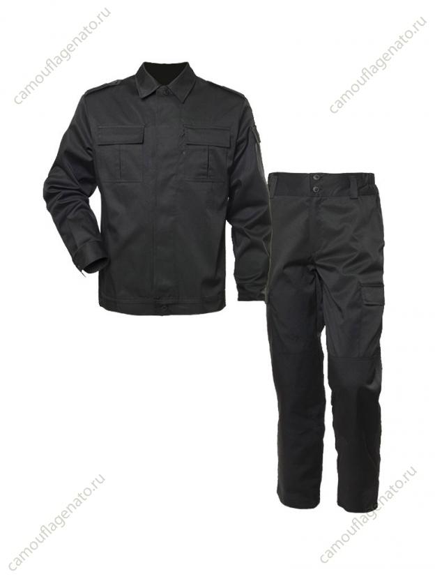 Костюм черный "Охранник" Состоит из укороченной куртки и брюк. 