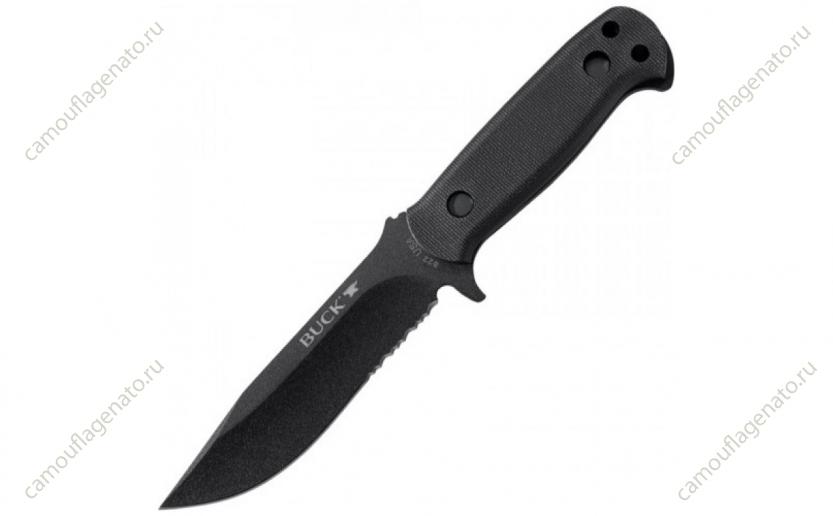 Нож  BUCK 622 c фиксированным клинком черный купить