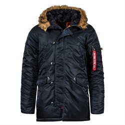 Куртка Аляска Альфа N-3B PARKA  черная купить