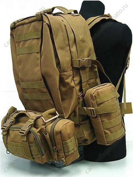 Рюкзак Assault II "Coyote" + сумка на пояс купить