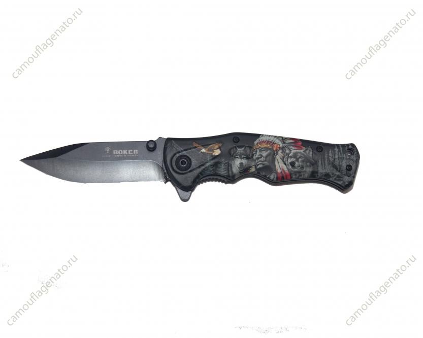 Нож складной Boker B048 "с индейцем" купить