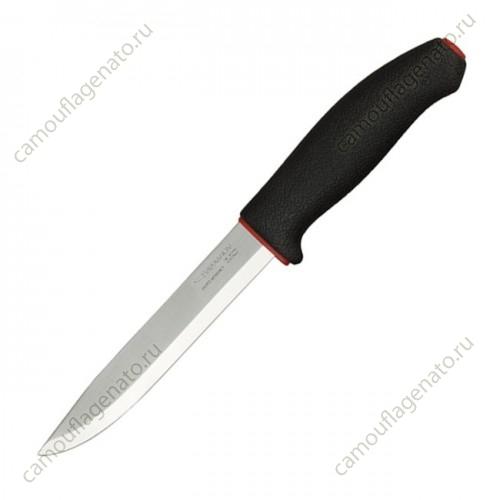 Нож Мора 711, углеродистая сталь черный/красный купить