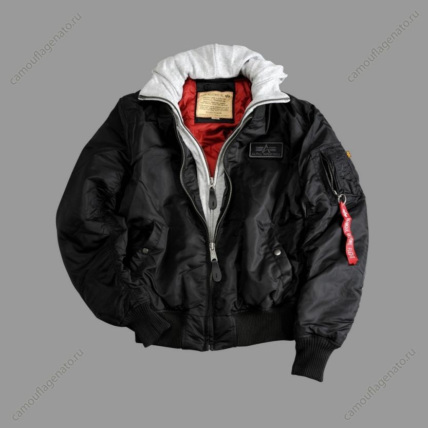 Куртка "Бомбер" МА1 D-tec" черный, Германия, Альфа купить